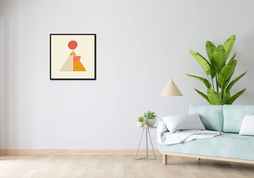 Plakat 60x60cm Piramida Równowagi na Arena.pl