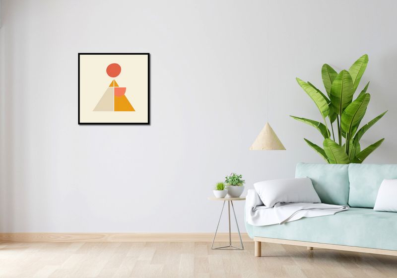 Plakat 60x60cm Piramida Równowagi zdjęcie 4