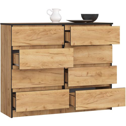 KOMODA K120 8SZ CLP DĄB CRAFT na Arena.pl