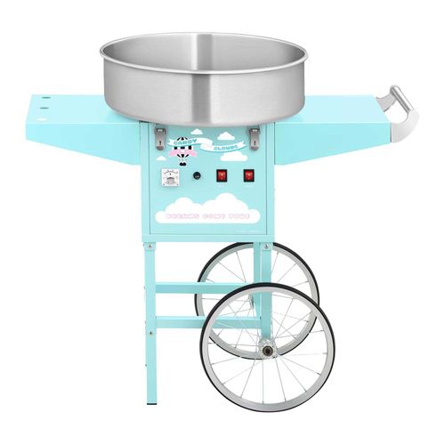 Mobilna maszyna do waty cukrowej turkusowa śr. misy 520mm + miarka do cukru na Arena.pl