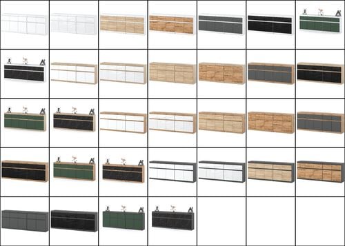 Komoda Biała Połysk Młodzieżowa 5 Szuflad Best Oleksa 200cm Pojemna Szafka na Arena.pl