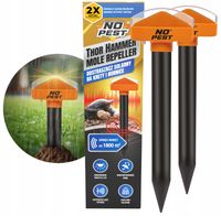 2x ODSTRASZACZ SOLARNY NA KRETY NORNICE I WĘŻE ODSTRASZACZ KRETÓW WĘŻY HIT