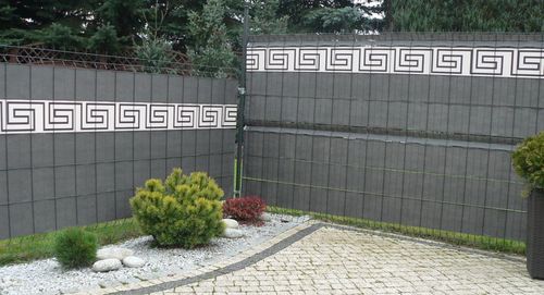 Taśma ogrodzeniowa 19,3cm x 48m jasno szara na Arena.pl