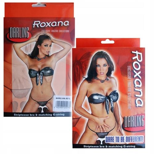 bielizna damska l, komplet: stanik + stringi. kolor srebrny. darling na Arena.pl