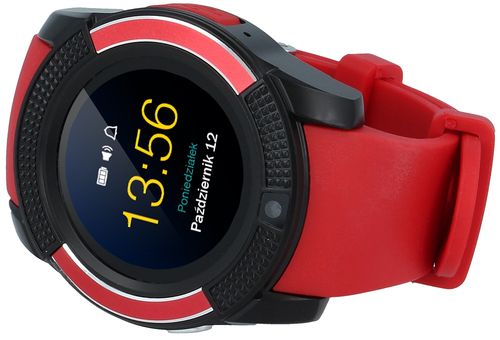 Smartwatch Hykker Chrono 3 czerwony na Arena.pl