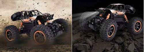 SAMOCHÓD ZDALNIE STEROWANY TERENOWY NAPĘD 4x4 AUTO PILOT RC DUŻY OFF ROAD na Arena.pl