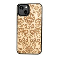 Drewniane Etui Bewood do iPhone 15 POLSKI FOLK ANIEGRE