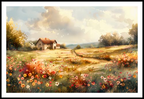 Plakat 86,4x56,8cm Sielski Domek na Arena.pl