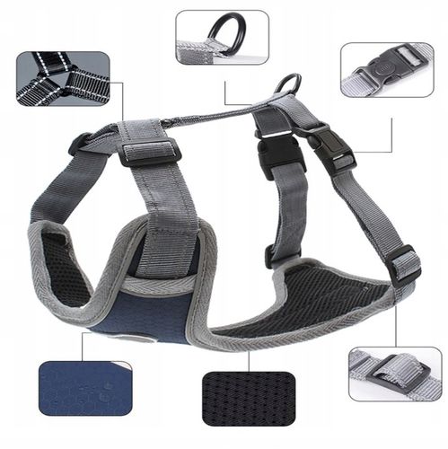 SZELKI DLA PSA TYPU GUARD BEZUCISKOWE REGULOWANE ODBLASKOWE SPACEROWE r. M na Arena.pl