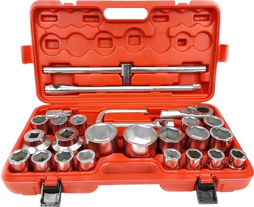 klucze nasadowe 26pcs 3/4"&1" 21-65mm 6-kąt na Arena.pl
