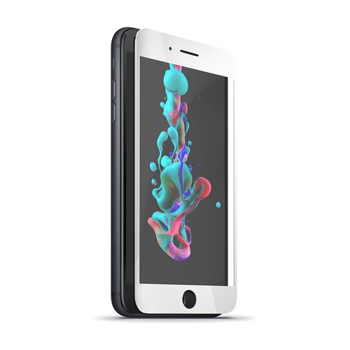 Szkło hartowane 5D Forever do iPhone 7 / iPhone 8 białe na Arena.pl