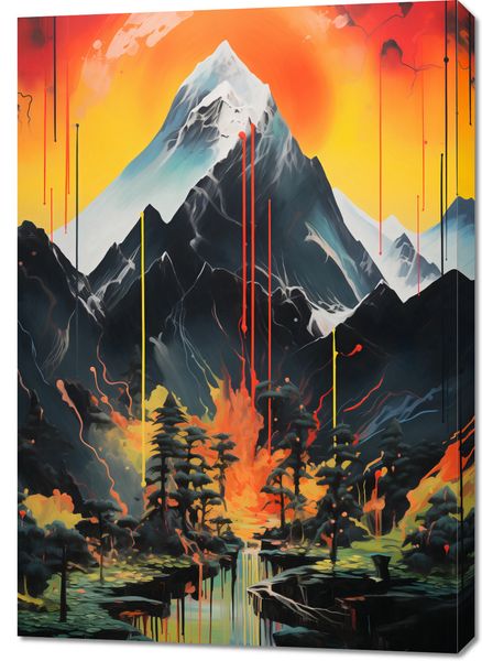Obraz 70x100cm Górska Alchemia zdjęcie 1