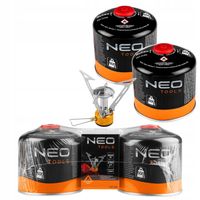 NEO TOOLS PALNIK GAZOWY TURYSTYCZNY KUCHENKA 3000W +2 NABOJE Z GAZEM 20-036