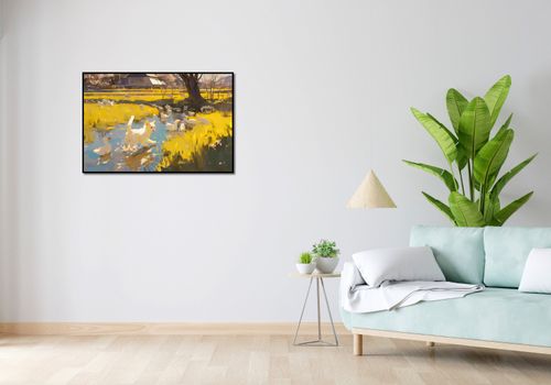 Plakat 91,5x61cm Słońce na Wsi na Arena.pl