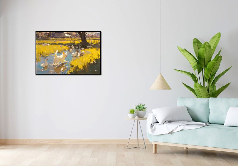 Plakat 91,5x61cm Słońce na Wsi zdjęcie 4