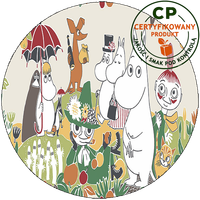 Opłatek waflowy na tort - Muminki