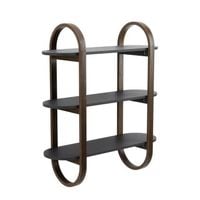 Szafka wisząca Bellwood czarny/orzech