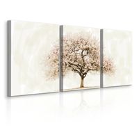 Obrazy Ścienne Set Abstrakcja Sakura Japońska Wiśnia Styl Boho 90cm x 40cm
