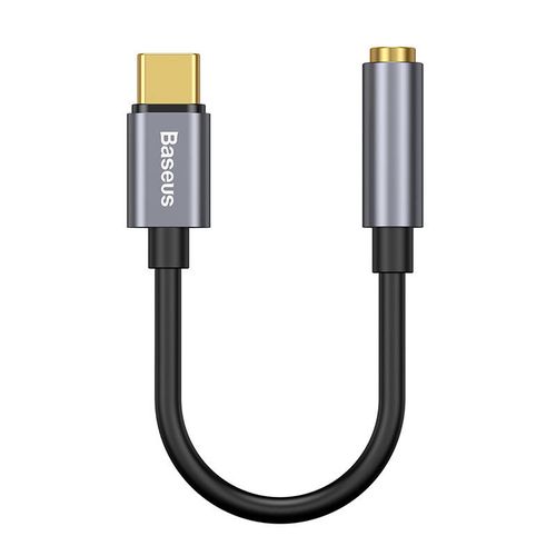 adapter audio baseus l54 usb-c + mini jack 3,5mm (szary) na Arena.pl