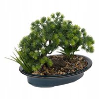 DRZEWKO BONSAI SZTUCZNE w doniczce sztuczny kwiat ozdobny 25 cm
