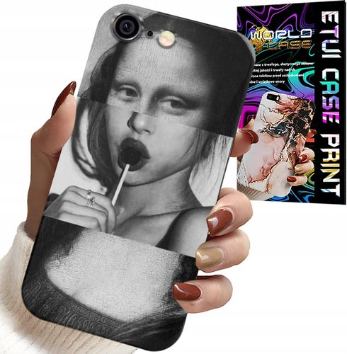 ETUI DO IPHONE 6 / 6S - MONA LISA Z LIZAKIEM MODNE WZORY CASE na Arena.pl