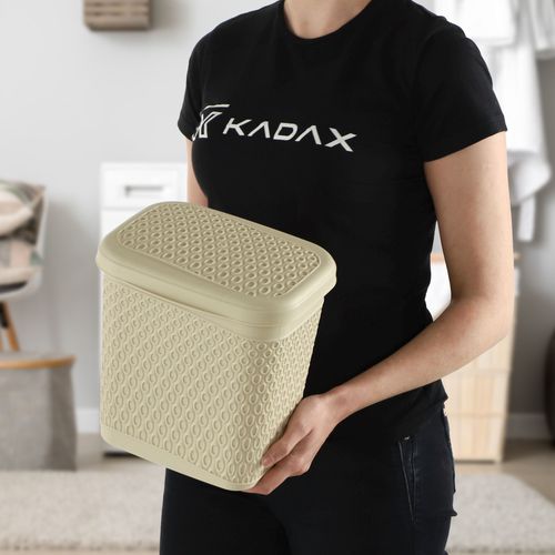 KADAX Pojemnik Na Proszek Do Prania 6L Detergenty Pudełko Beżowy na Arena.pl