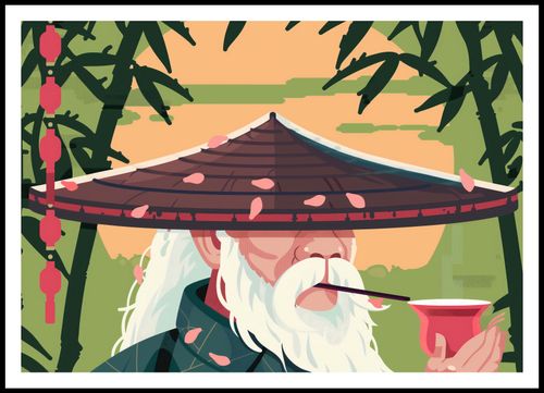 Plakat 100x70cm Starszy Dziadzio na Arena.pl