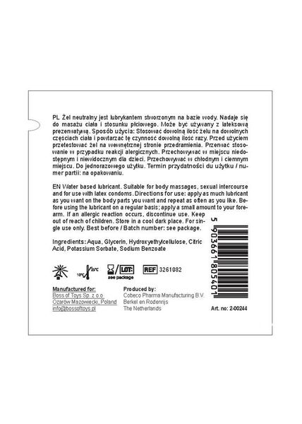 Wodny Żel Intymny - Splash & Slide Neutral 3 Ml zdjęcie 2