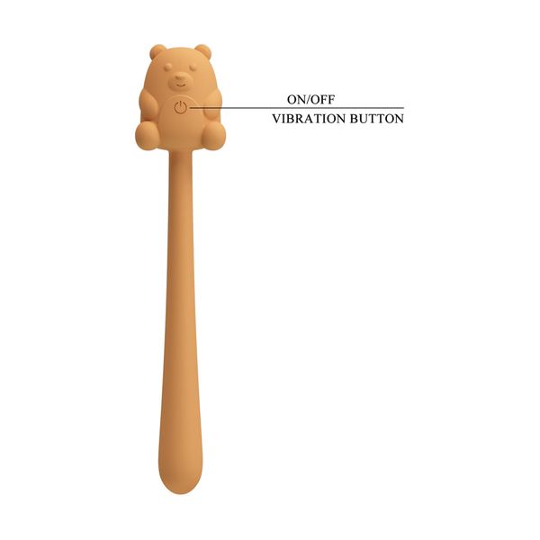 Cute Bear, Flirting Stick, 7 Vibration Functions, Magnetic Usb Charging zdjęcie 9