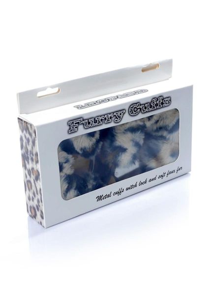 Kajdanki Fetish B - Series- Furry Cuffs Leopard zdjęcie 5