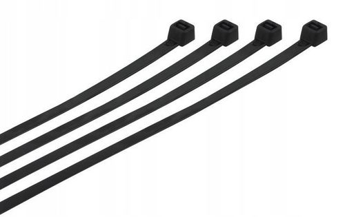 MOCNE OPASKI ZACISKOWE KABLOWE TRYTKI UV CZARNE 3,6x300 JAKOŚĆ na Arena.pl