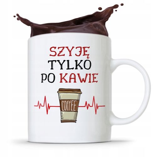 Kubek Prezent Krawcowej Krawca Tylko Po Kawie Z Nadrukiem Ze Zdjęciem na Arena.pl