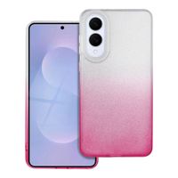 Futerał SHINING do SAMSUNG S25 Edge transparentny różowy