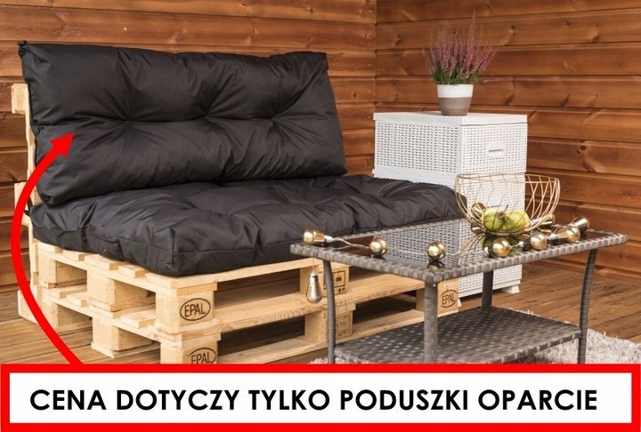 MAX GRUBA poduszka na paletę do ogrodu 120x50 czar zdjęcie 4