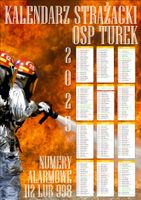 KALENDARZ STRAŻACKI OSP PSP A3 2025 PROJEKT GRATIS duzo wzorów 50 sztuk