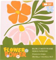 Blok z motywami BLOOM 15,2x15,2cm 24 ark 2067 A'3