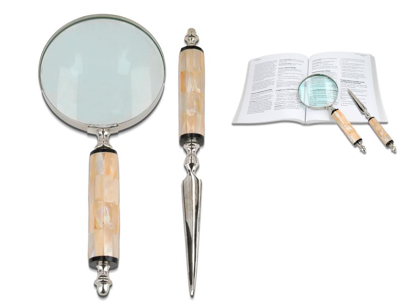Kpl. Lupa i nożyk do listów zdjęcie 1