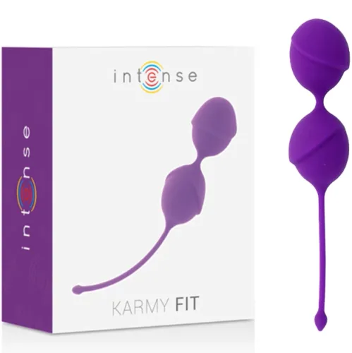 intense karmy fit silikonowe kulki ćwiczące mięśnie liliowe 96g na Arena.pl