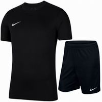 ZESTAW NIKE CZARNA KOSZULKA T-SHIRT + SPODENKI CZARNE DRI-FIT r. M