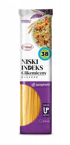 MAKARONY PENNE SPAGHETTI ŚWIDERKI NITKI 250g POLMAK NISKI IG na Arena.pl