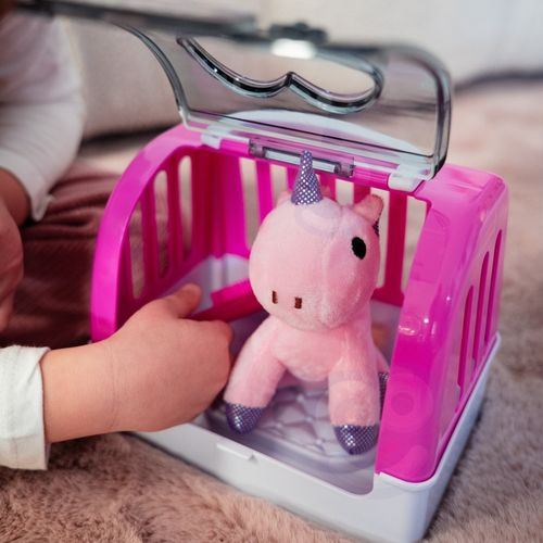 WOOPIE Transporter Domek dla Jednorożca Zestaw do Pielęgnacji na Arena.pl