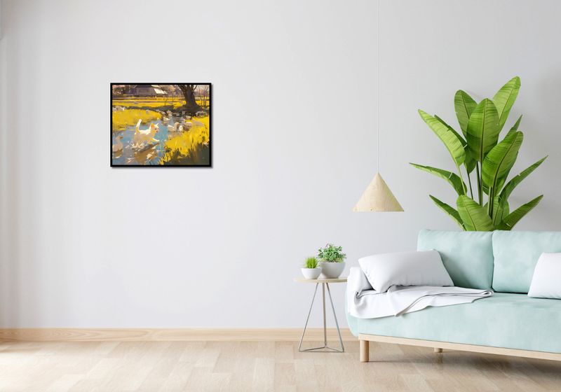 Plakat 60x50cm Słońce na Wsi zdjęcie 4