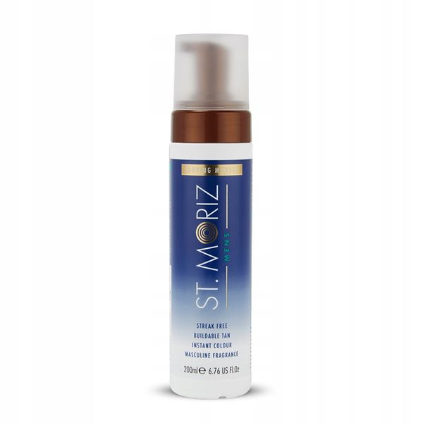 St.Moriz Men's Tanning Mouse Fast Tan Pianka samoopalająca 200ml zdjęcie 1