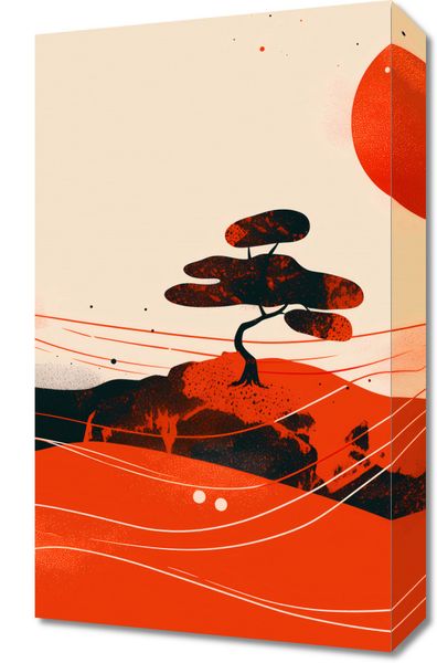 Obraz 30x50cm Czerwone Pustynne Pejzaże zdjęcie 1