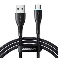 kabel przewód starry series usb-a - usb-c 3a 1m czarny
