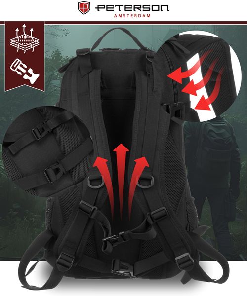 plecak pnt bl076-8083 black zdjęcie 4