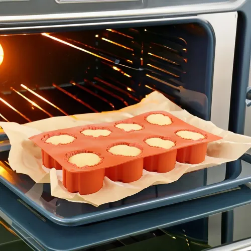 FORMA SILIKONOWA MONOPORCJE DO BABECZEK 17x29,5 CM 8SZT DESERY 3D MUSY na Arena.pl