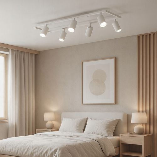 Lampa Wisząca Sufitowa Oprawa natynkowa 6x GU10 Spot Ruchoma Kinkiet na Arena.pl