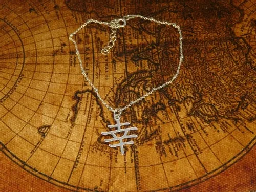 Kanji japoński znak szczęścia szczęście srebrny komplet kulkowy srebro 925 na Arena.pl