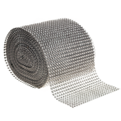 TAŚMA DIAMENTOWA SREBRNA PAS CYRKONIE DŻETY